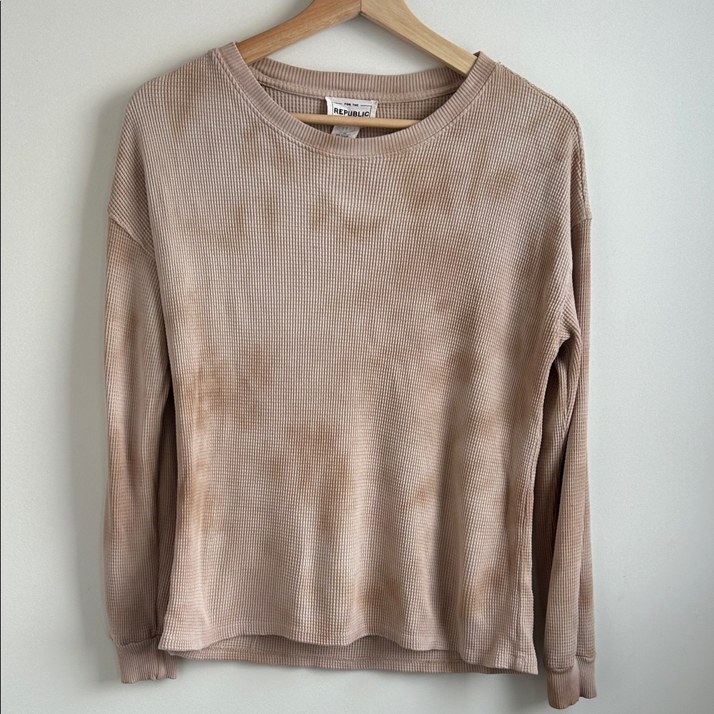 For The Republic Tie Dye print Long Sleeve Top